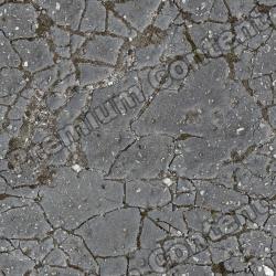 Seamless Textures of Ground Asphalt Road